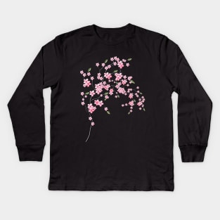 Cherry Blossom Kids Long Sleeve T-Shirt